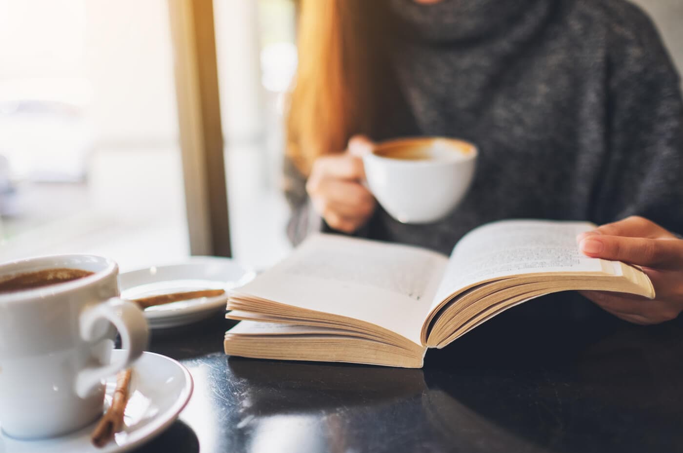 Disfruta de comer y leer